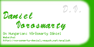 daniel vorosmarty business card